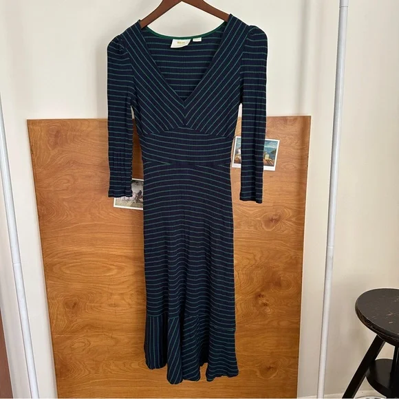 knee length navy blue lace dress Knee Length, Long Sleeve Cocktail Dress Navy / 8 main image 1